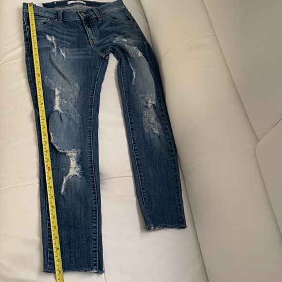 KanCan Women’s Distressed Hem Denim Jeans Size 27 - Picture 6 of 13